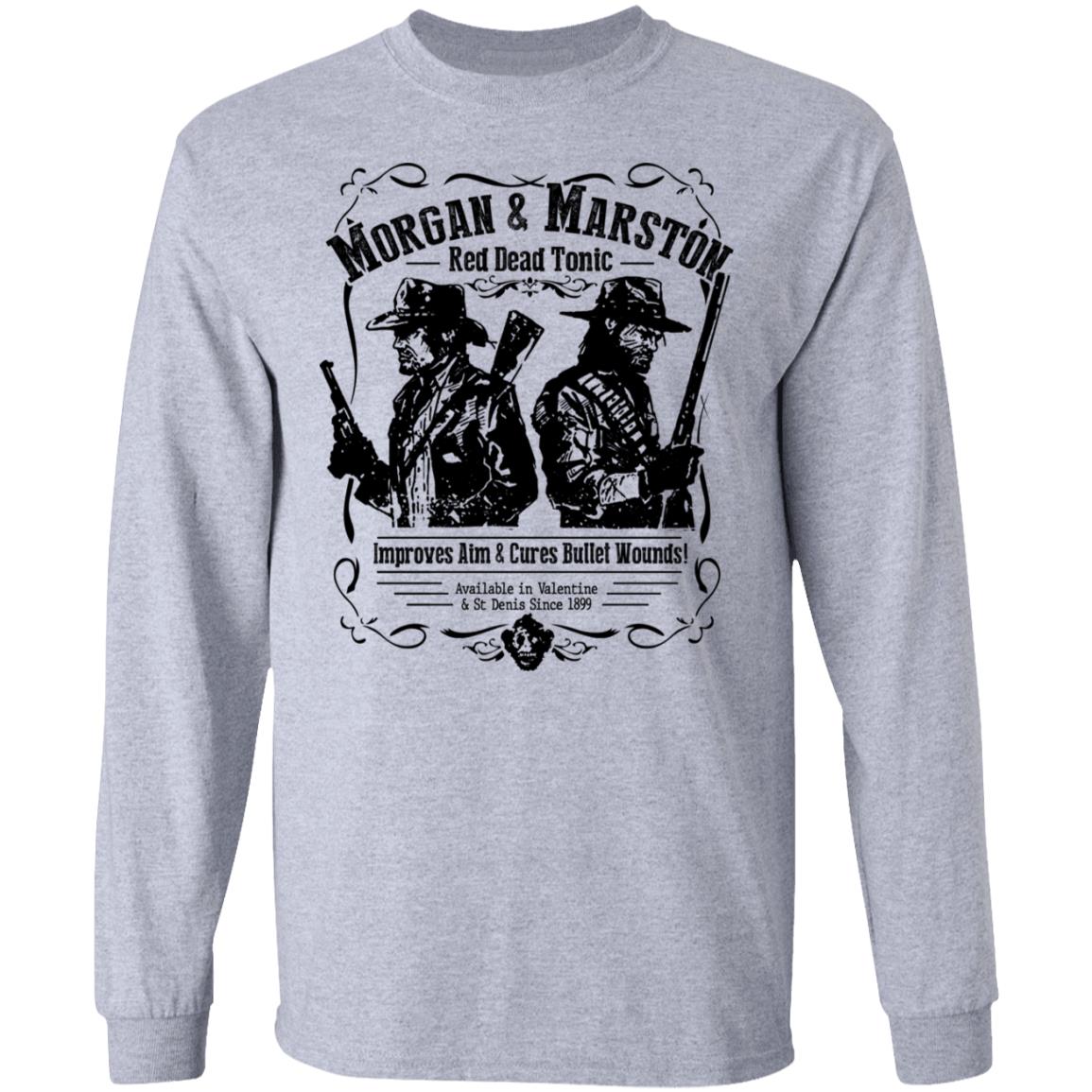 Morgan & Marston Red Dead Tonic Shirt, Hoodie, Tank