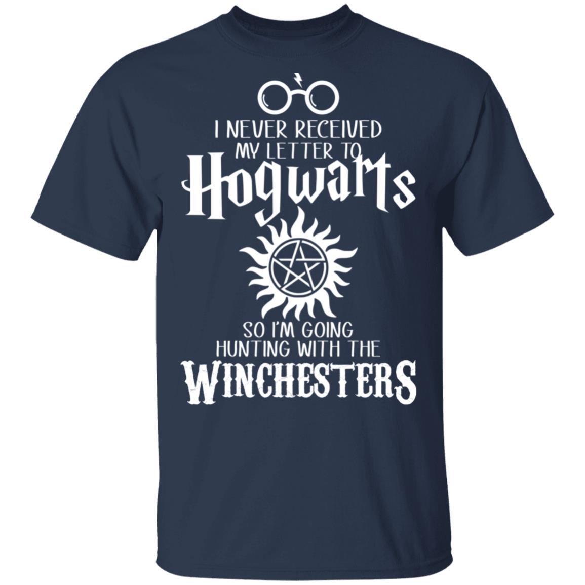 I Never Received My Letter To Hogwarts I’m Going Hunting With The Winchesters Shirt, Hoodie, Tank