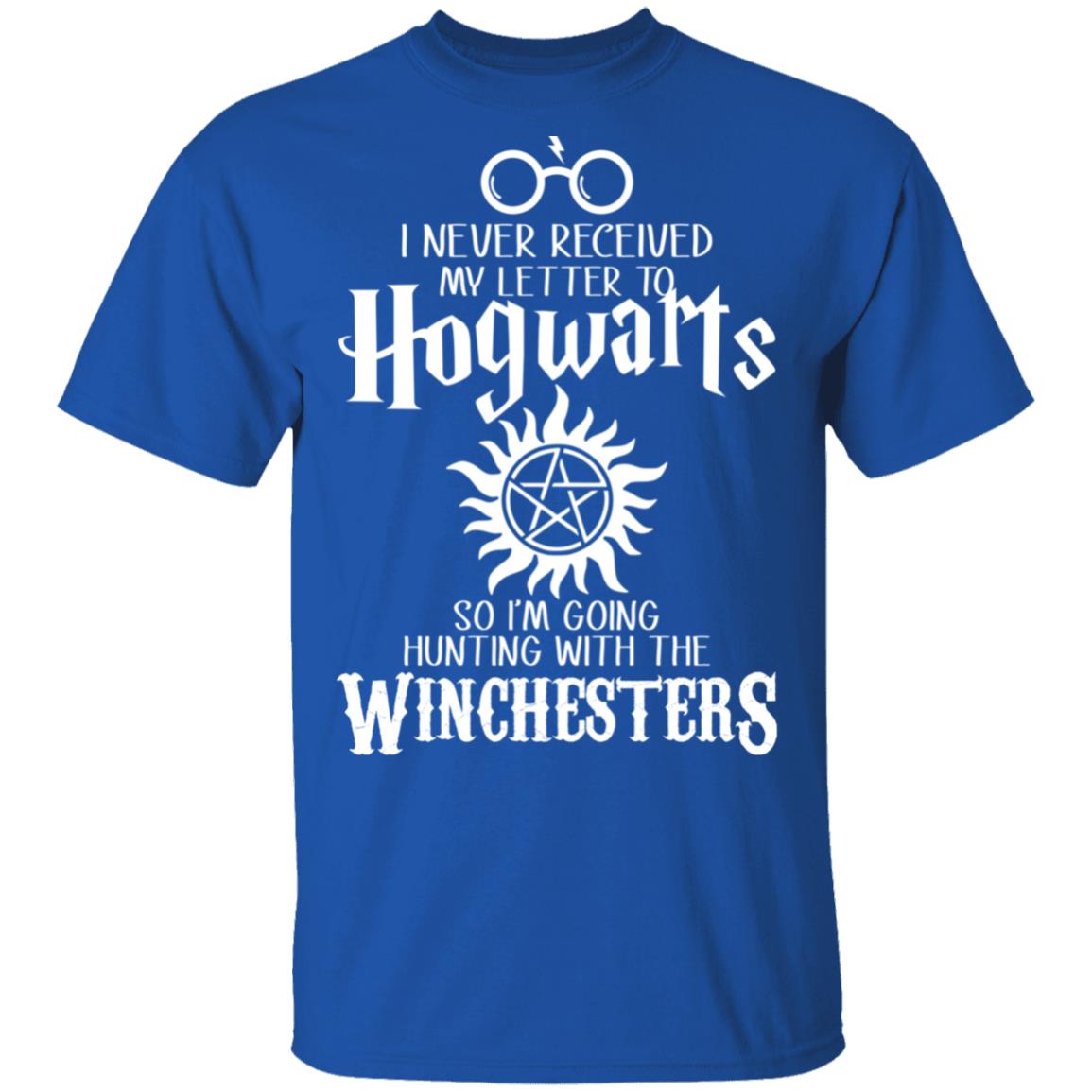 I Never Received My Letter To Hogwarts I’m Going Hunting With The Winchesters Shirt, Hoodie, Tank