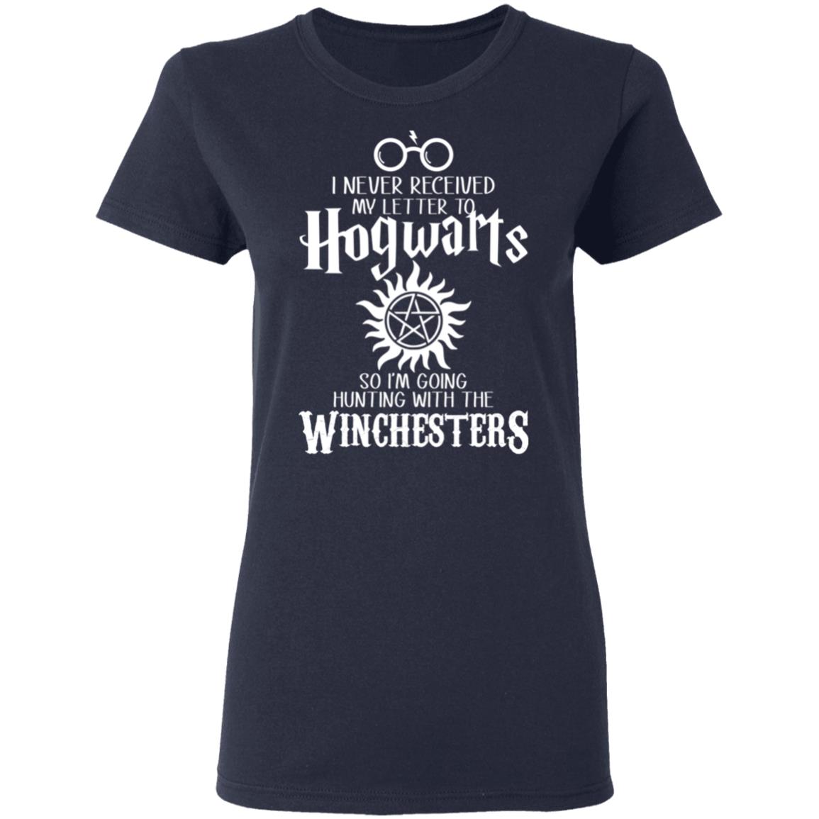 I Never Received My Letter To Hogwarts I’m Going Hunting With The Winchesters Shirt, Hoodie, Tank
