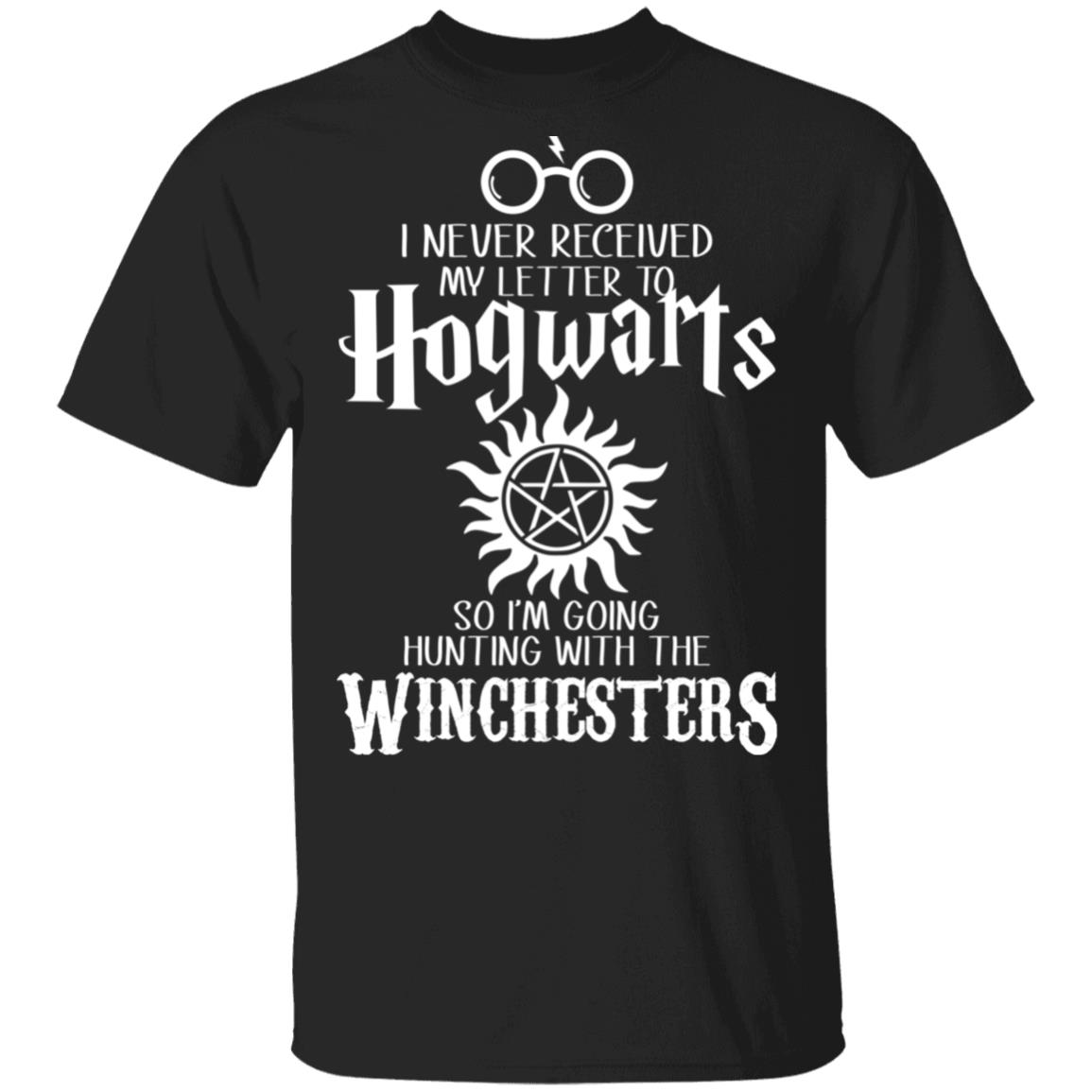 I Never Received My Letter To Hogwarts I’m Going Hunting With The Winchesters Shirt, Hoodie, Tank