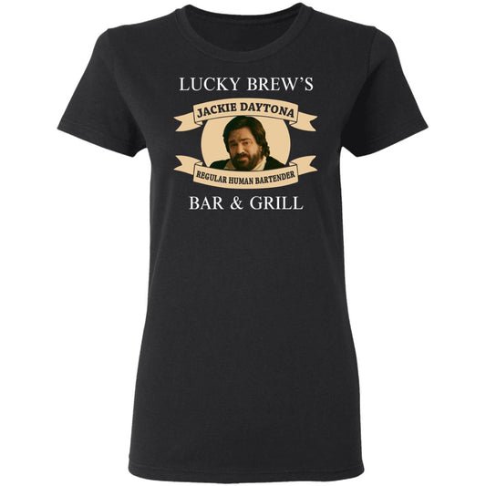 Lucky Brew’s Bar & Grill Regular Human Bartender Shirt, Hoodie, Tank