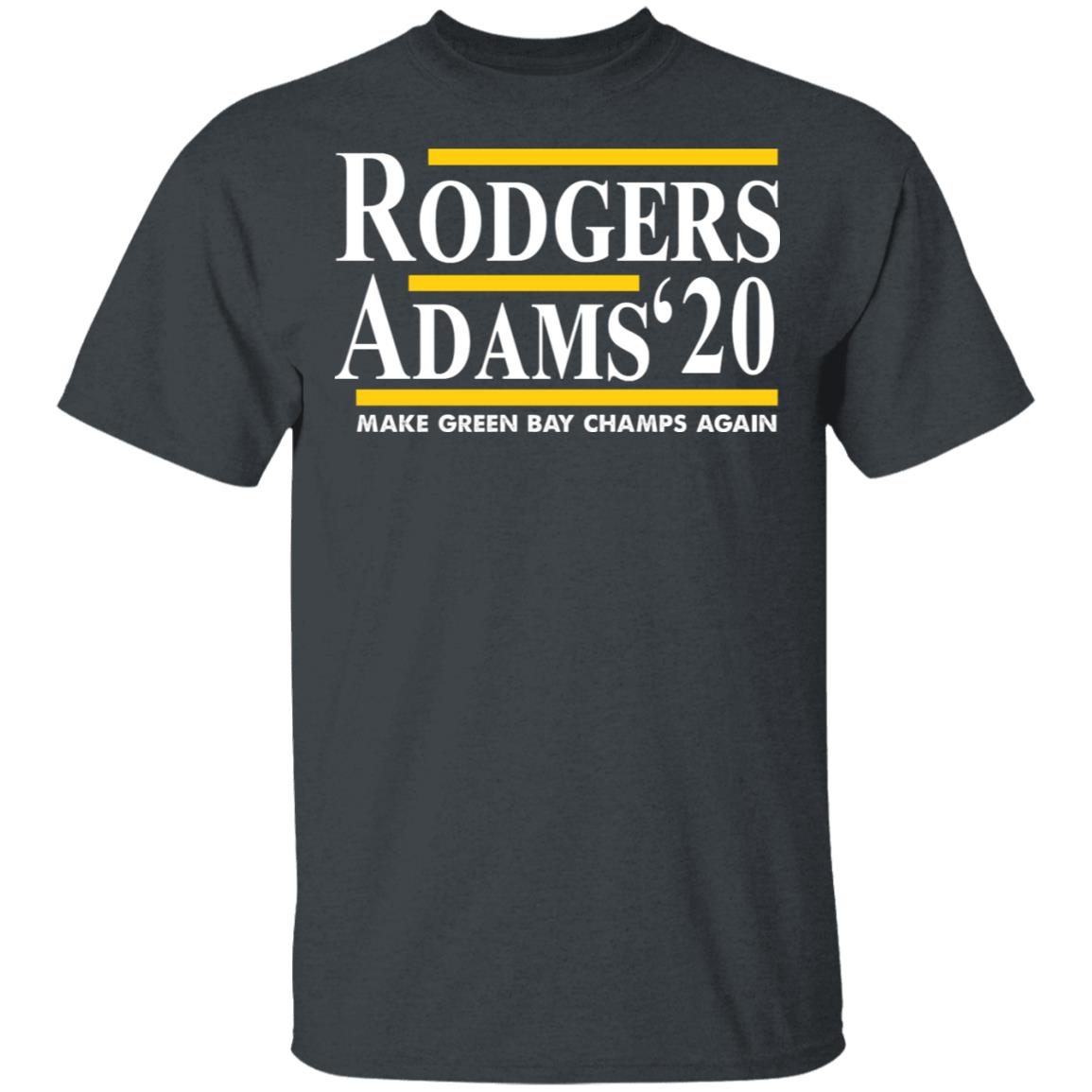 Rodgers Adam’s 2020 Make Green Bay Champs Again Shirt, Hoodie, Tank