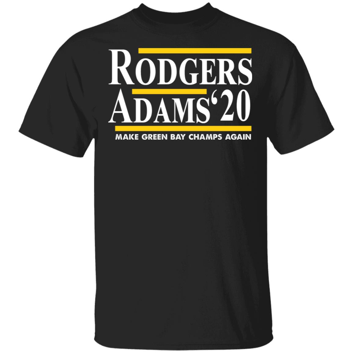 Rodgers Adam’s 2020 Make Green Bay Champs Again Shirt, Hoodie, Tank