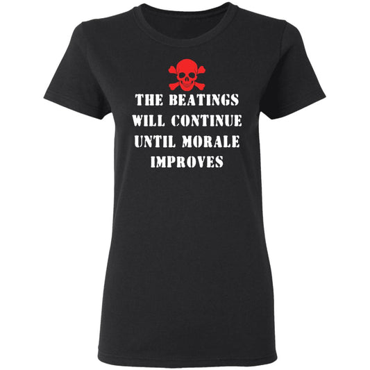 The Beatings Will Continue Until Morale Improves Shirt, Hoodie, Tank