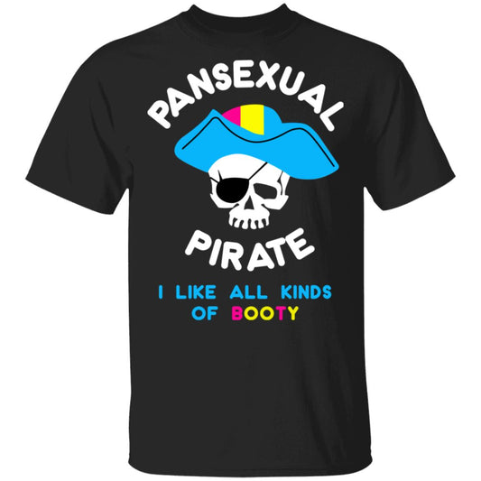 
	Pansexual Pirate I Like All Kinds Of Booty Shirt, Hoodie, Tank