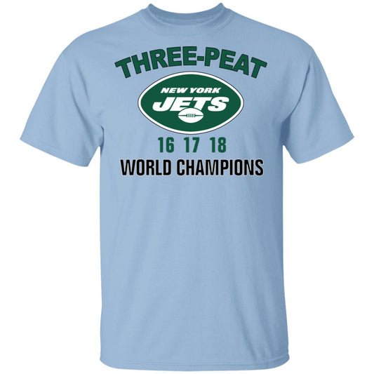 New York Jets Three Peat 16 17 18 World Champions Shirt, Hoodie, Tank