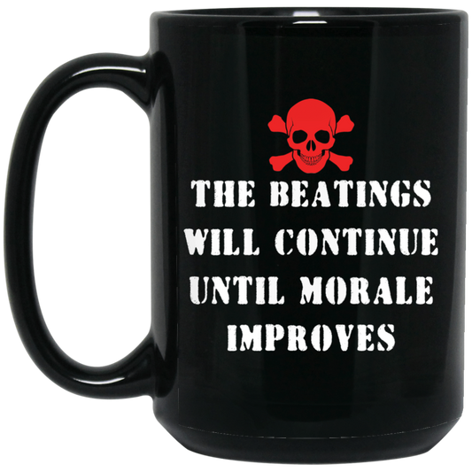 
	The Beatings Will Continue Until Morale Improves Mug