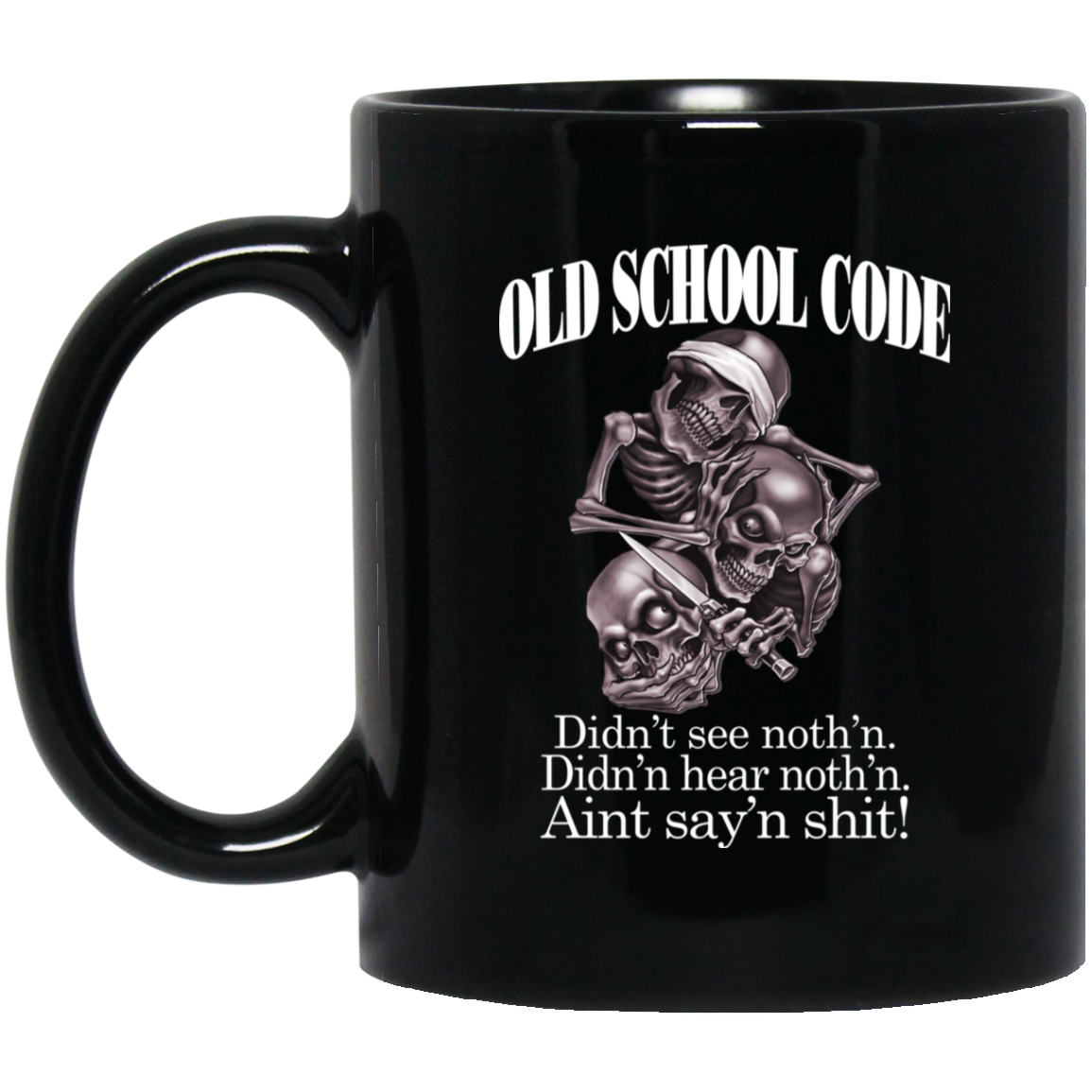 Old School Code Didn’t See Nothing Mug