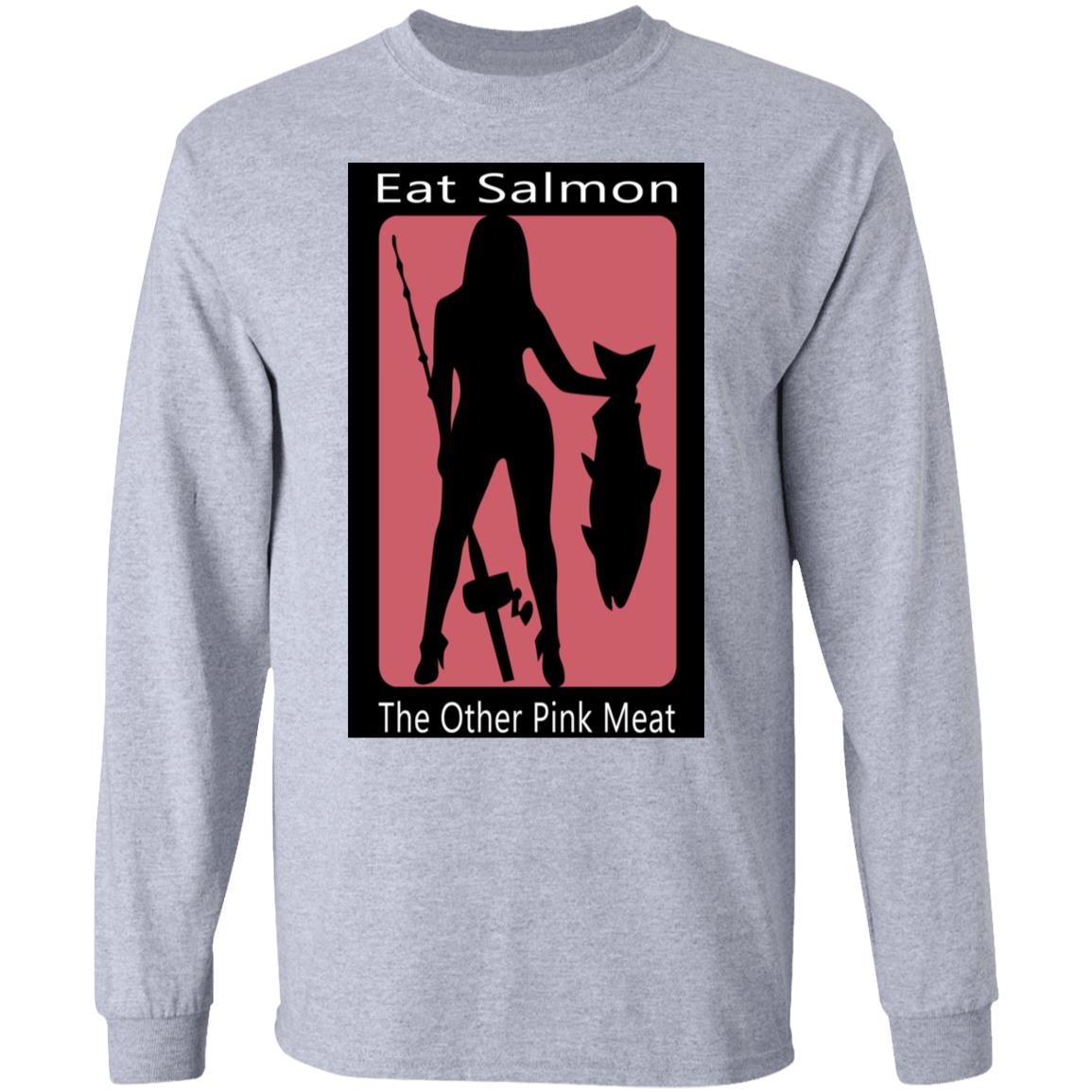 Eat Salmon The Other Pink Meat Shirt, Hoodie, Tank