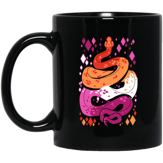 Pride Snakes Lesbian Mug