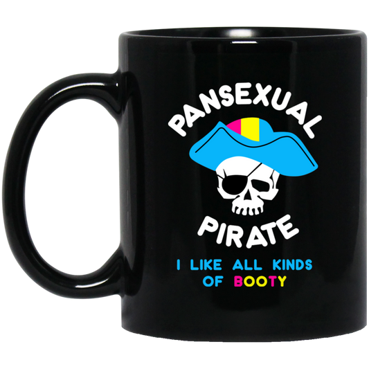 
	Pansexual Pirate I Like All Kinds Of Booty Mug