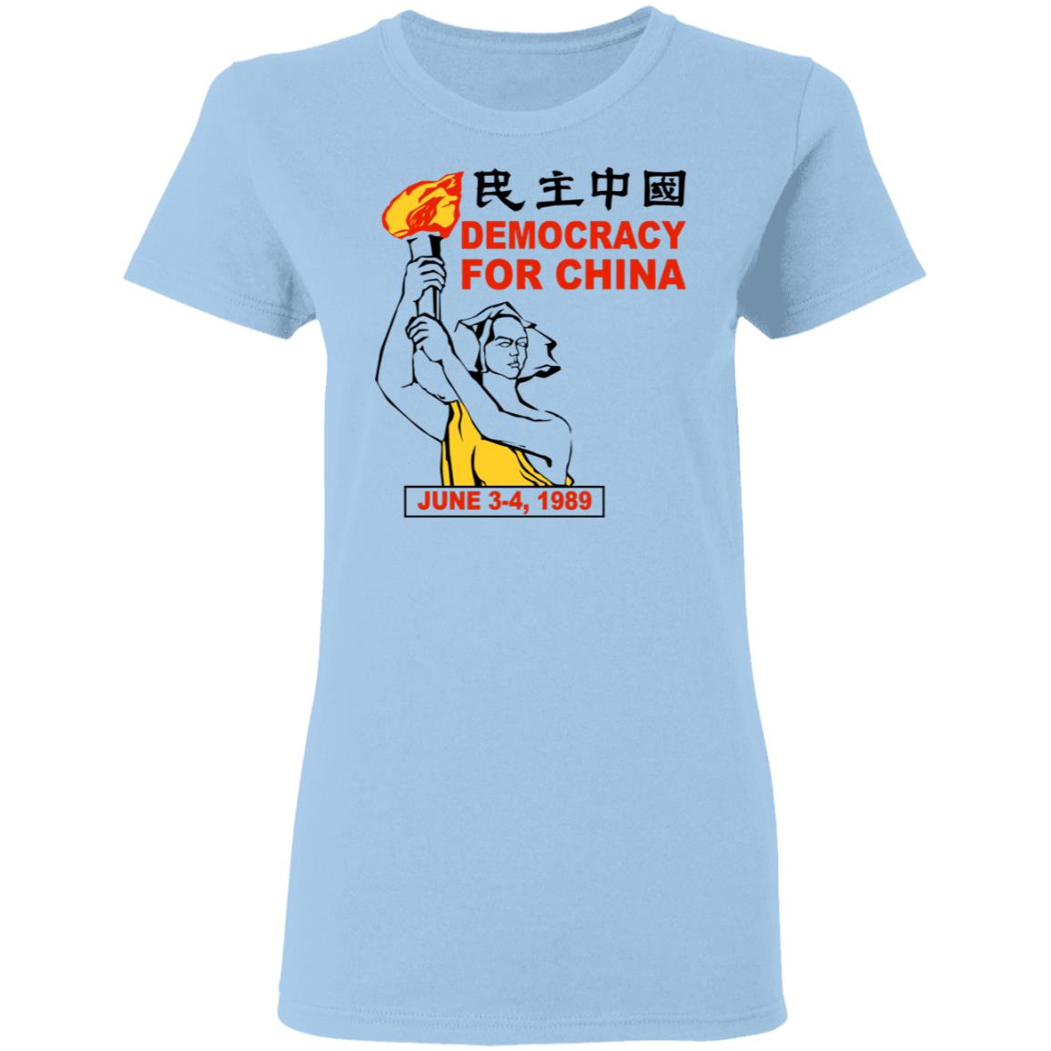 Democracy For China June 3-4 1989 Shirt, Hoodie, Tank