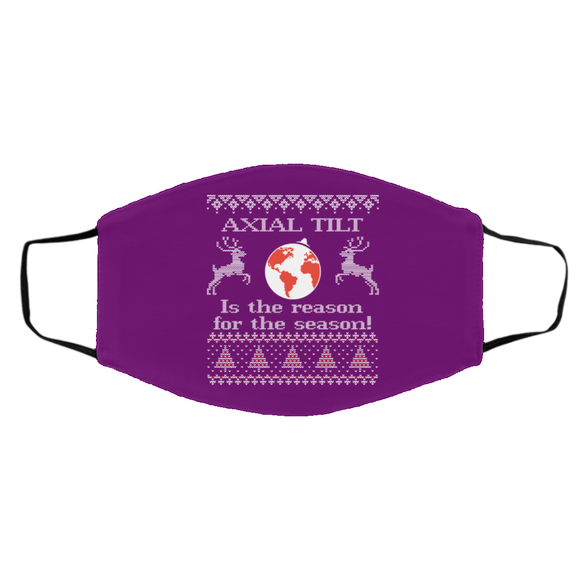 Axial Tilt Is The Reason For The Season Face Mask
