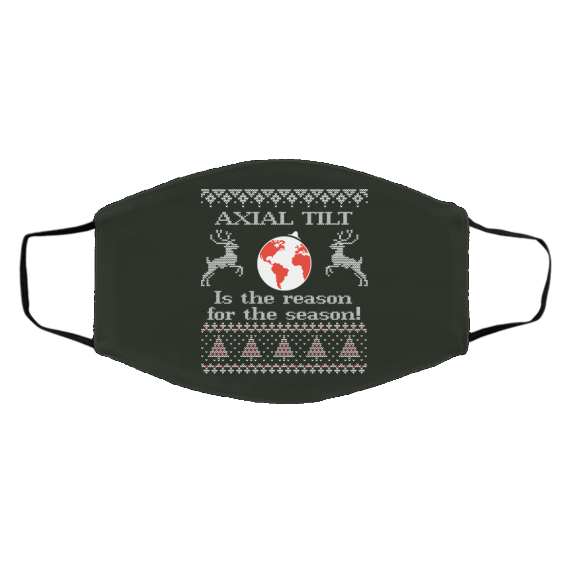 Axial Tilt Is The Reason For The Season Face Mask