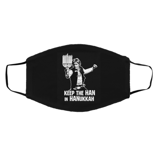 Keep The Han In Hanukkah Face Mask