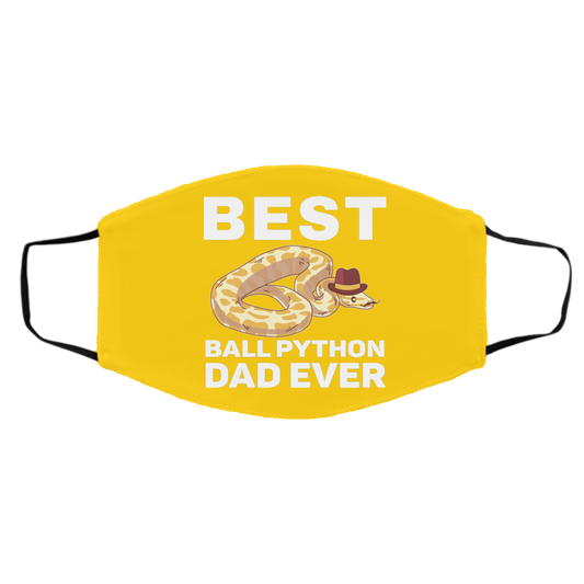 
	Best Ball Python Dad Beard Mustache Pet Snake Face Mask