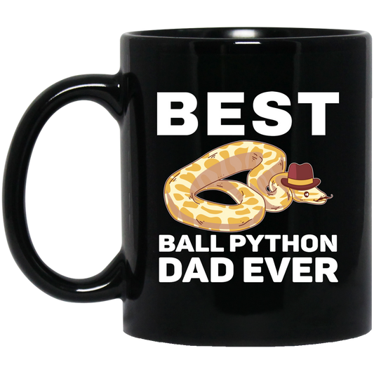 Best Ball Python Dad Beard Mustache Pet Snake Mug