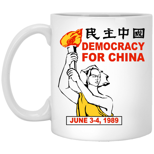 
	Democracy For China June 3-4 1989 Mug