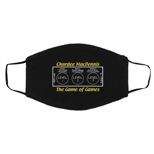 Chardee MacDennis The Game of Games Face Mask