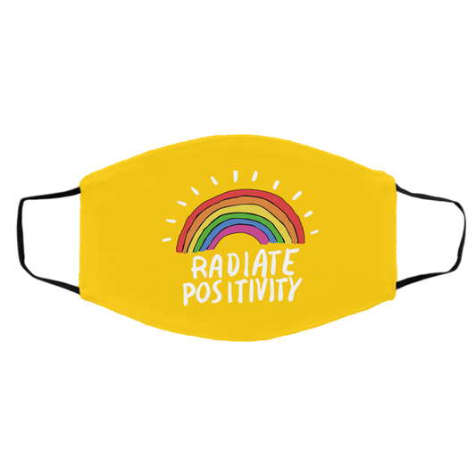 Radiate Positivity Rainbow Face Mask