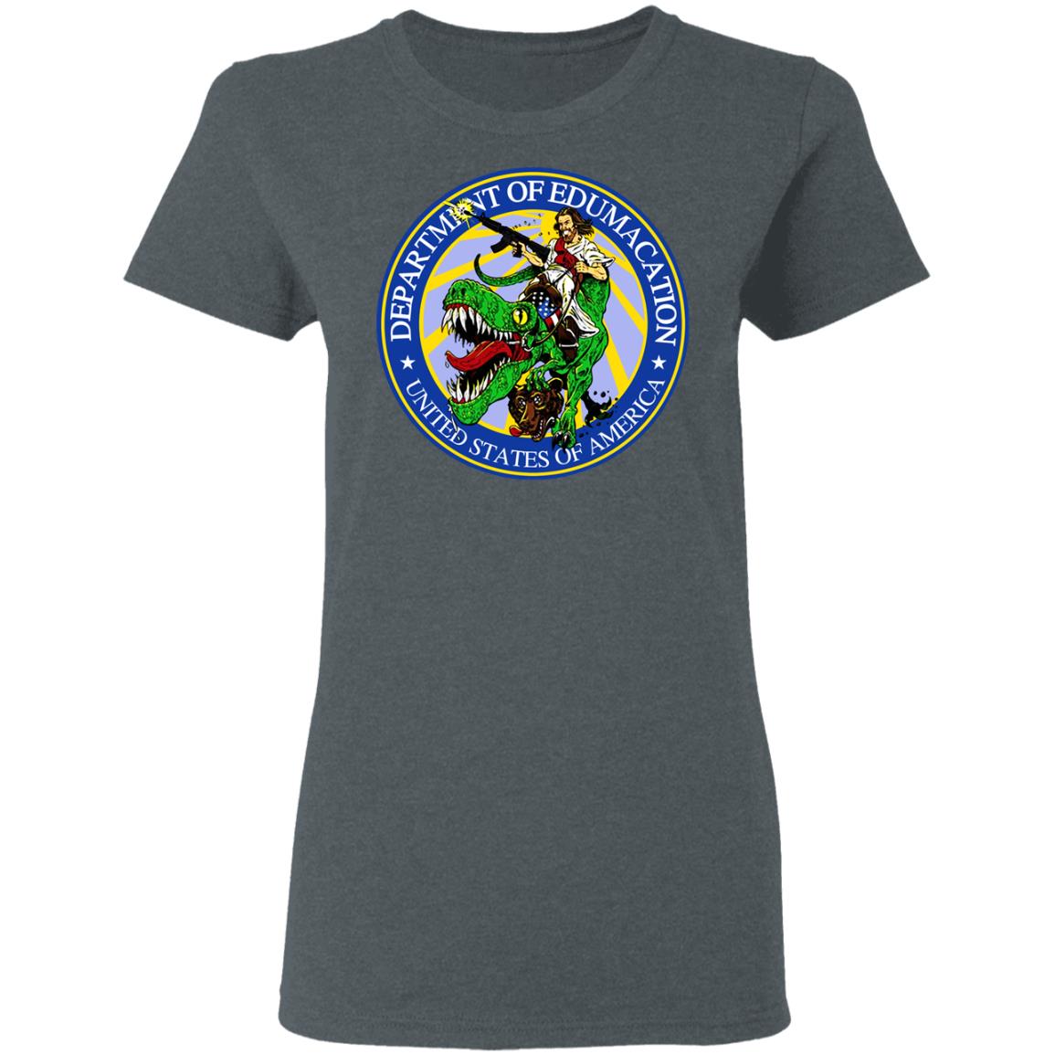 Department Of Edumacation United States Of America T-Rex Jesus Shirt, Hoodie, Tank