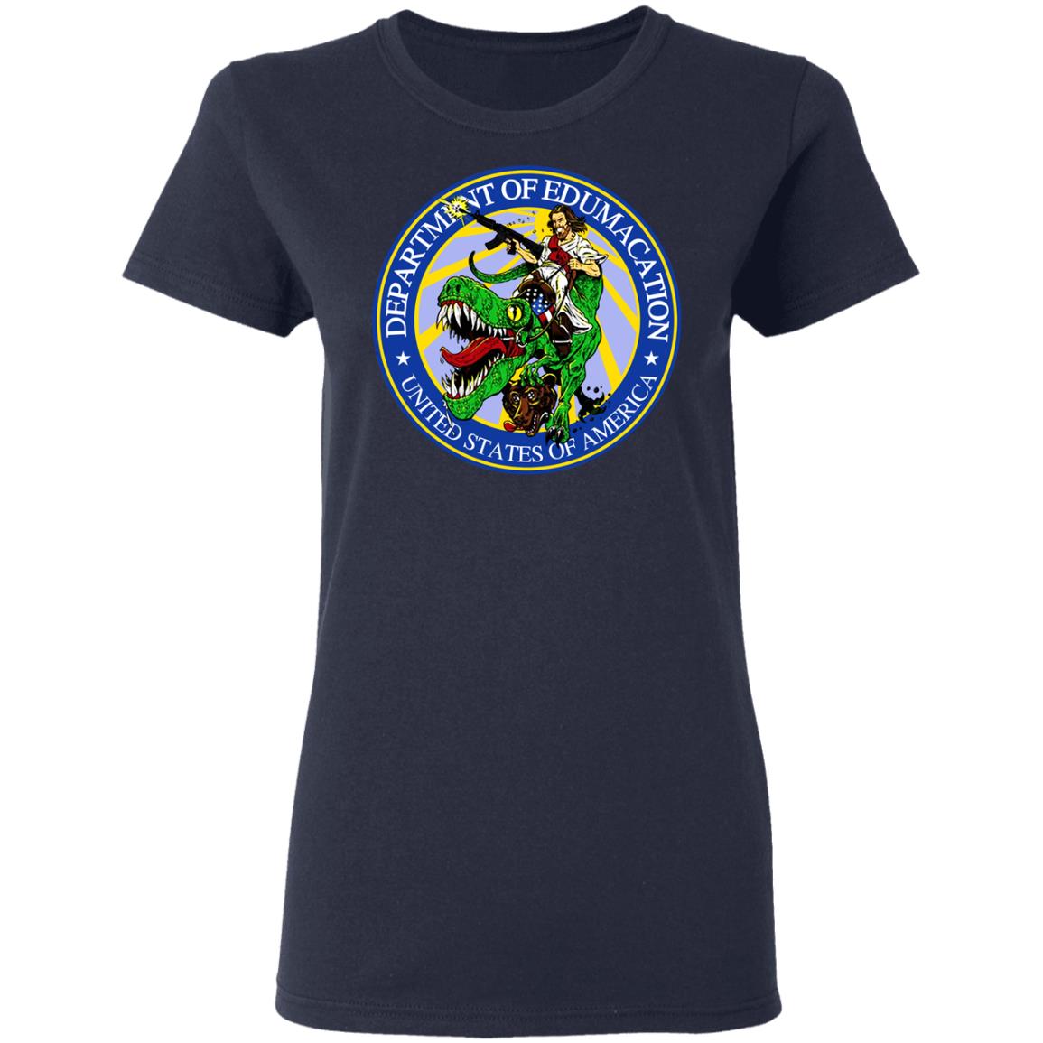 Department Of Edumacation United States Of America T-Rex Jesus Shirt, Hoodie, Tank