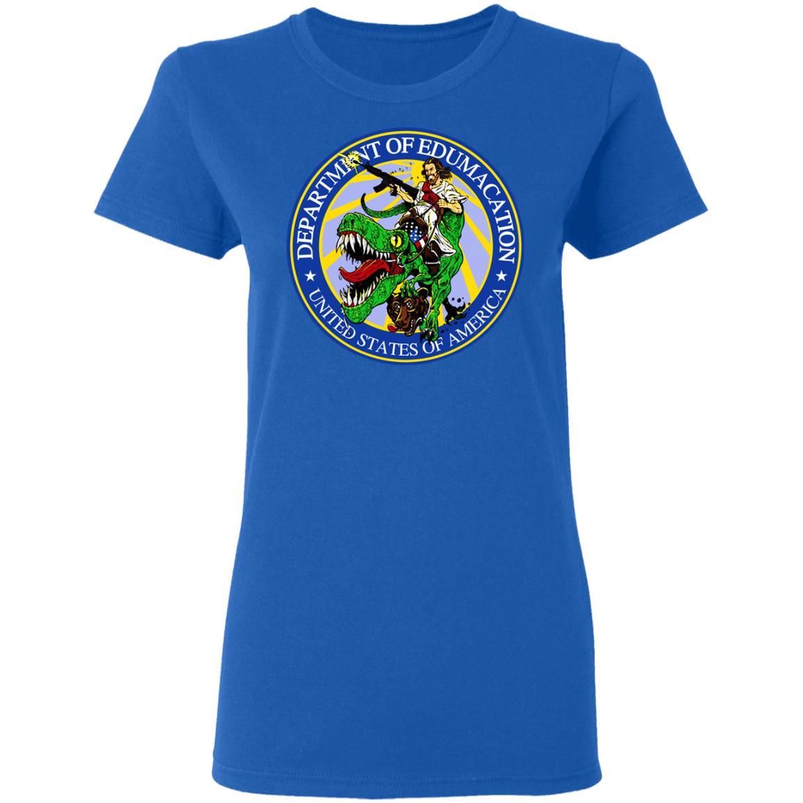 Department Of Edumacation United States Of America T-Rex Jesus Shirt, Hoodie, Tank