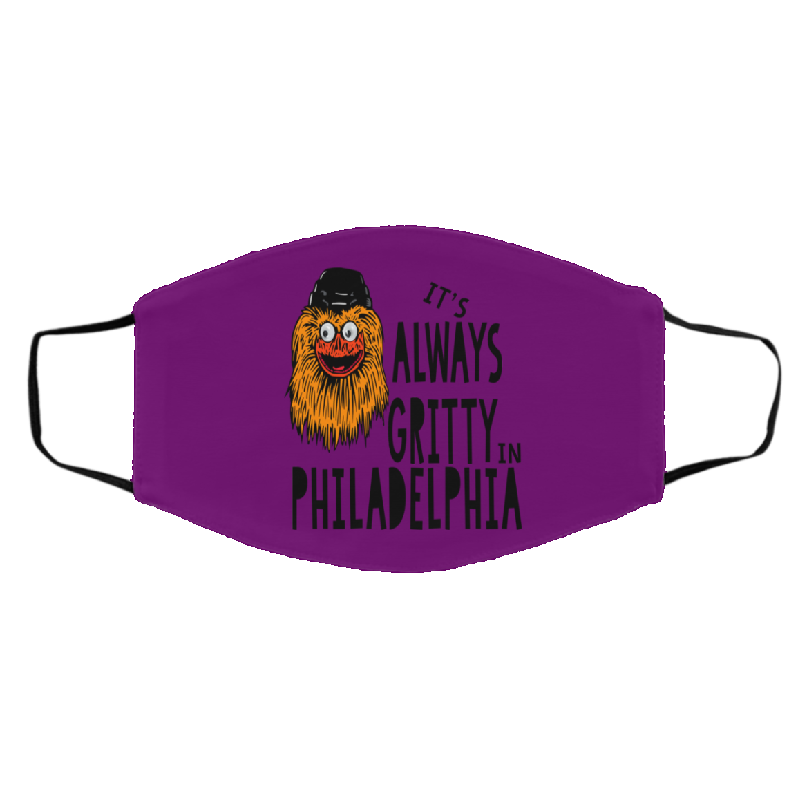 It’s Always Gritty In Philadelphia Face Mask