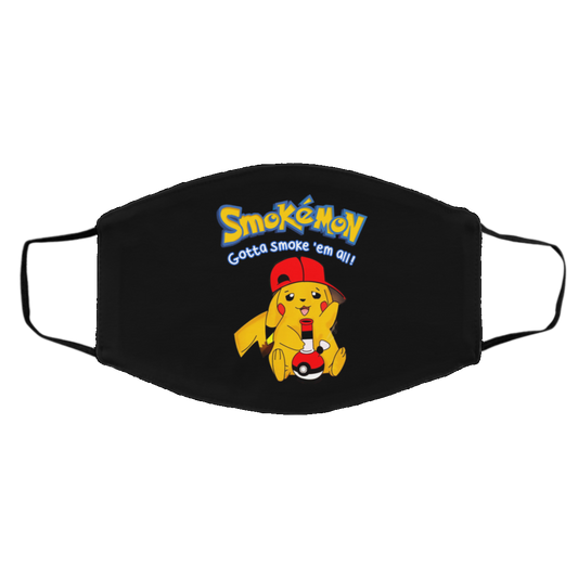 Smokemon Gotta Smoke ‘Em All Face Mask