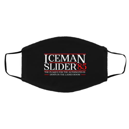 Danger Zone Iceman Slider 85′ The Plaque For The Alternates Is Down In The Ladies Room Face Mask