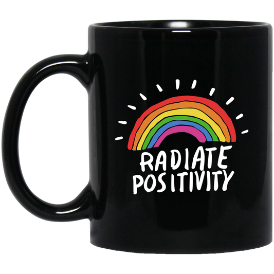 
	Radiate Positivity Rainbow Mug