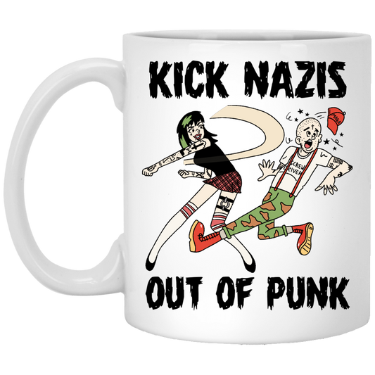 Kick Nazis Out Of Punk Mug