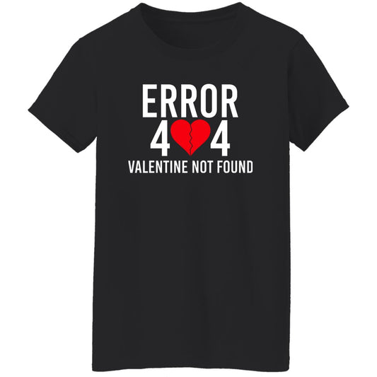 Error 404 Valentine Not Found Shirt, Hoodie, Tank
