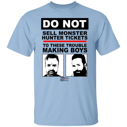 
	Do Not Sell Monster Hunter Tickets To These Trouble Making Boys Shirt, Hoodie, Tank