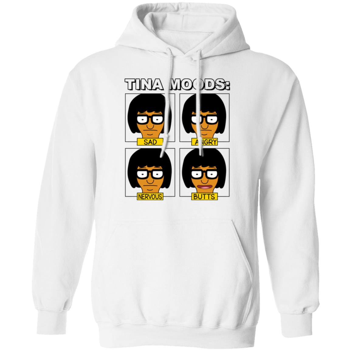 Tina Moods Sad Angry Nervous Butts Bob’s Burgers Shirt, Hoodie, Tank