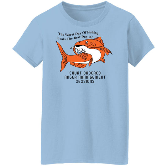
	The Worst Day Of Fishing Beats The Best Day Of Court Ordered Anger Management Sessions Shirt, Hoodie, Tank