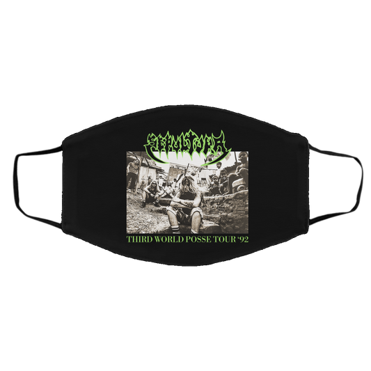 Sepultura Third World Posse Tour 92 Face Mask