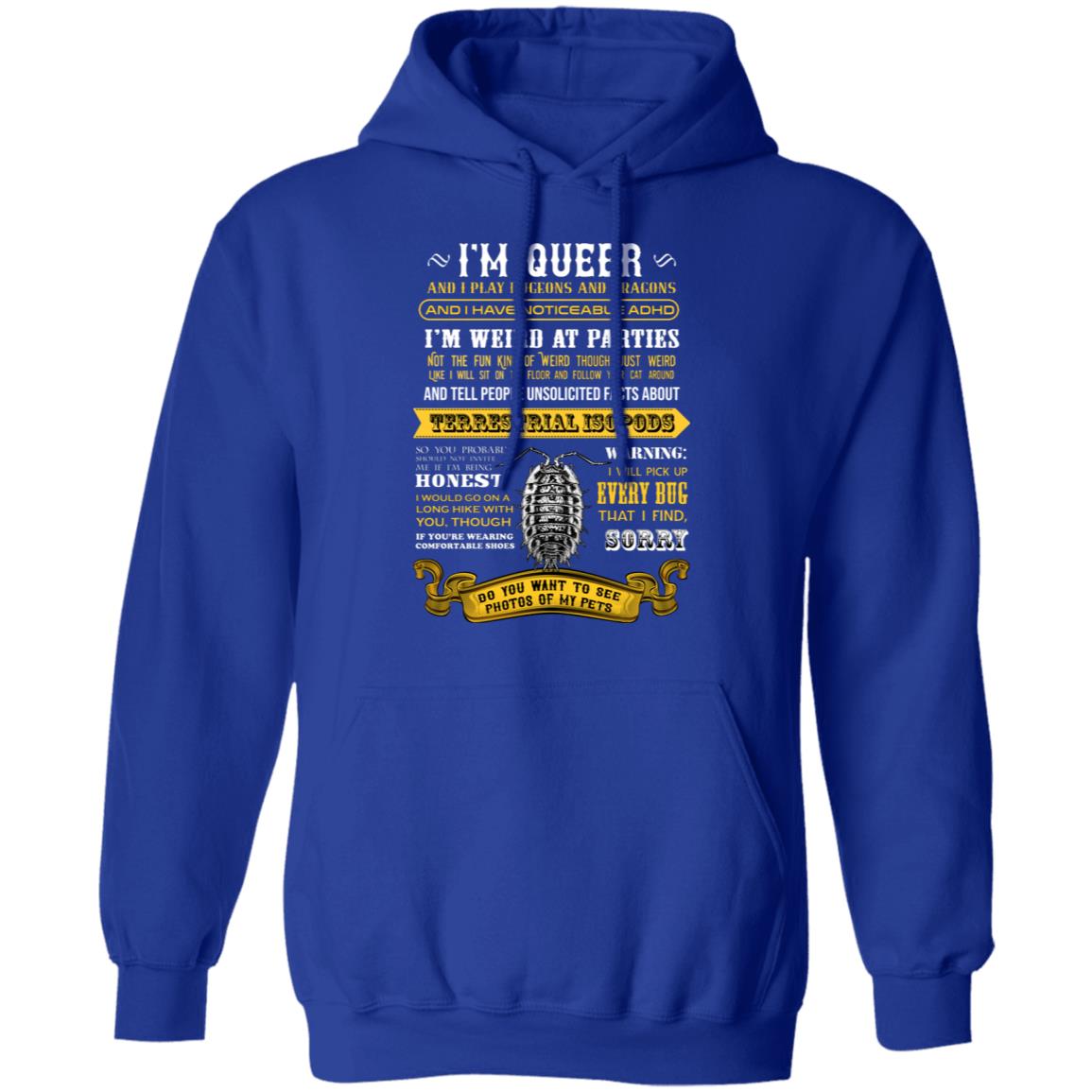 I’m Queer And I Play Dungeons And Dragons Have Noticeable Adhd Shirt, Hoodie, Tank