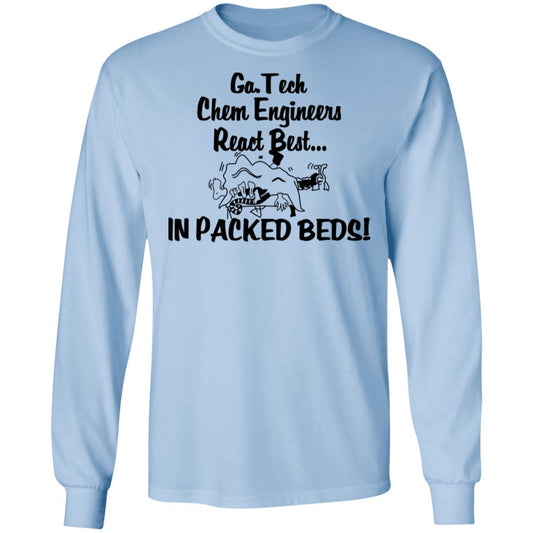 Georgia Tech Chem Engineers React Best In Packed Beds Shirt, Hoodie, Tank