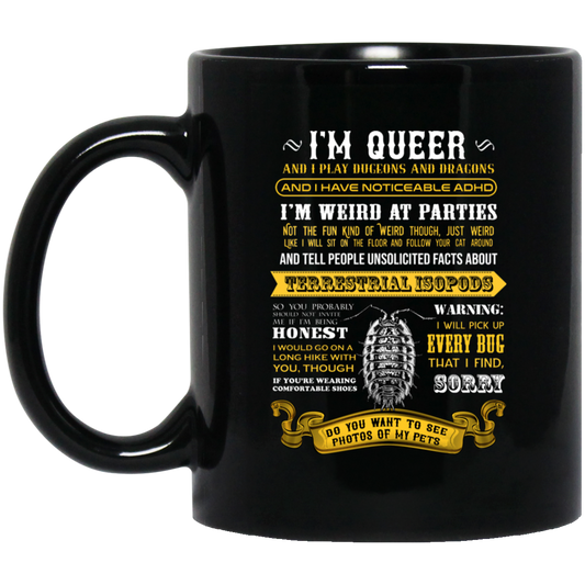 I’m Queer And I Play Dungeons And Dragons Have Noticeable Adhd Mug