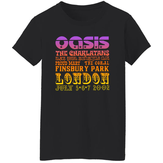 
	Oasis The Charlatans Black Rebel Motorcycle Club Shirt, Hoodie, Tank