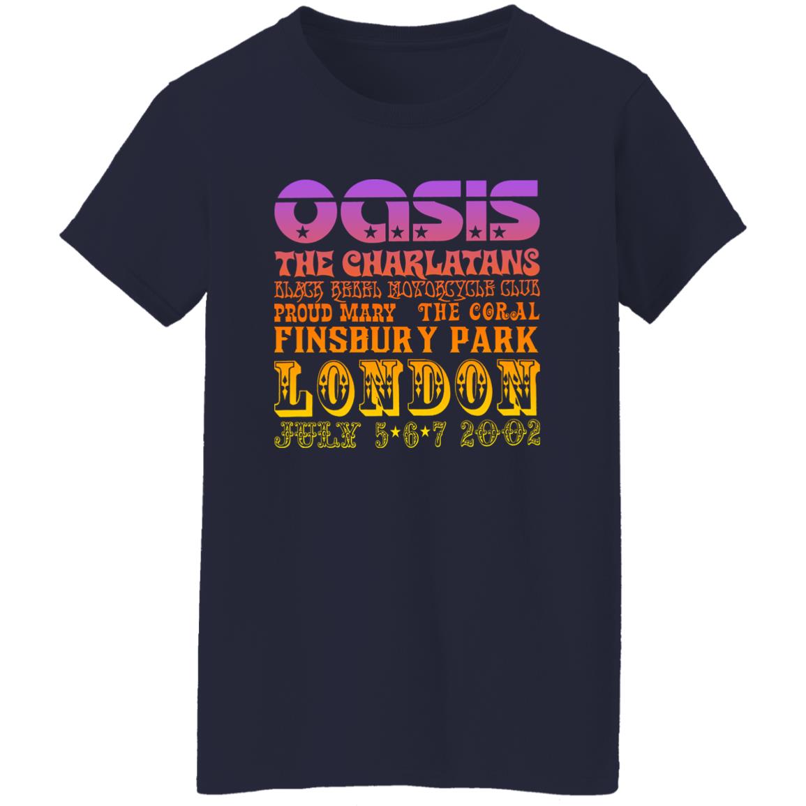 Oasis The Charlatans Black Rebel Motorcycle Club Shirt, Hoodie, Tank