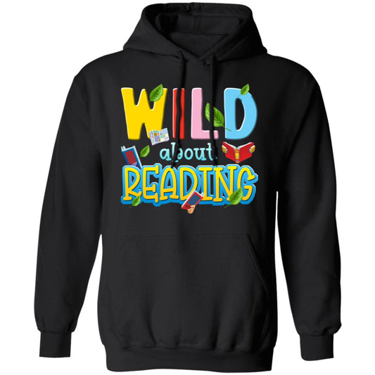 Wild About Reading Book Lover Reader Shirt, Hoodie, Tank