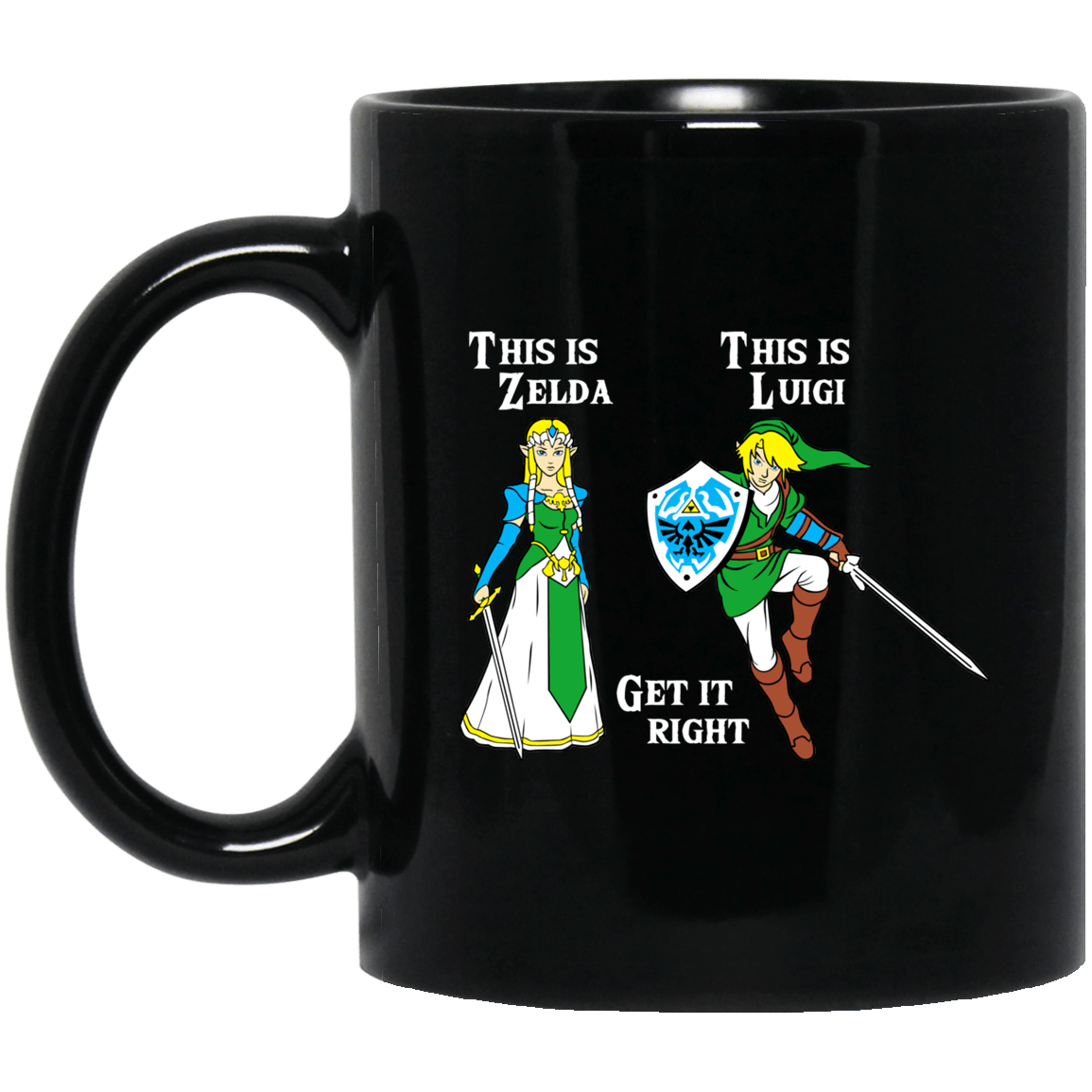 This Is Zelda This Is Luigi Get It Right Mug