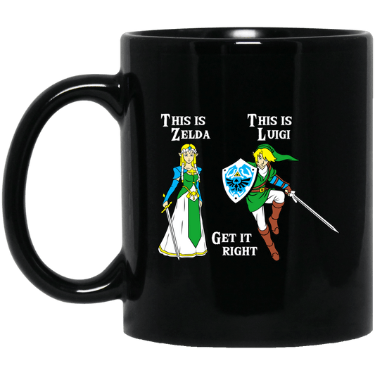 This Is Zelda This Is Luigi Get It Right Mug