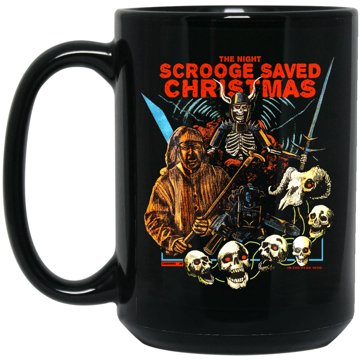 
	The Night Scrooge Saved Christmas Mug