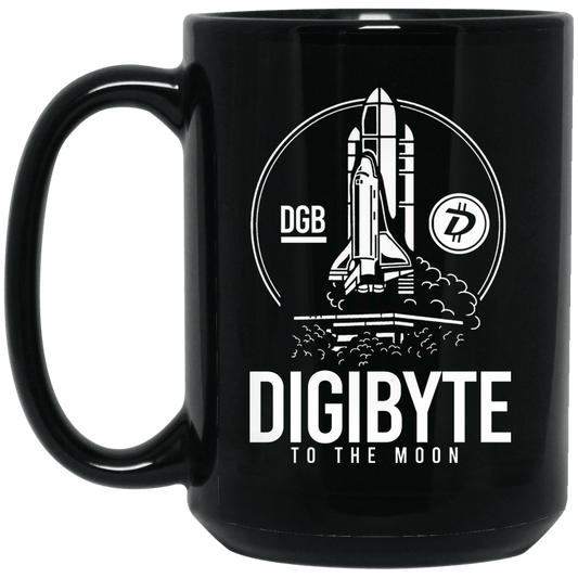 
	Digibyte To The Moon BTC DGB Bitcoin Crypto Mug