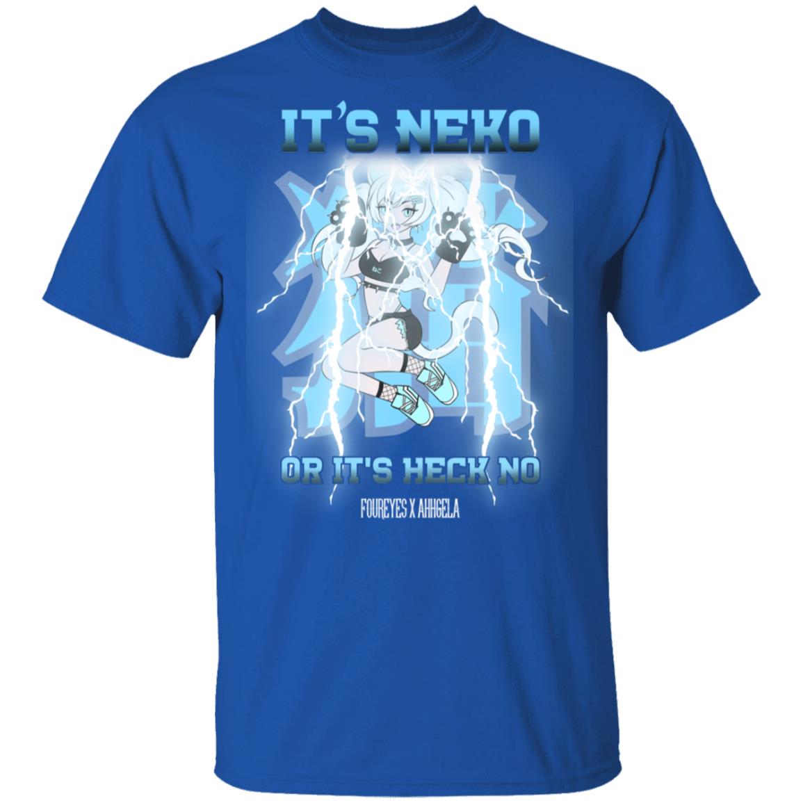 It’s Neko Or It’s Heck No Foureyes X Ahhgela Shirt, Hoodie, Tank