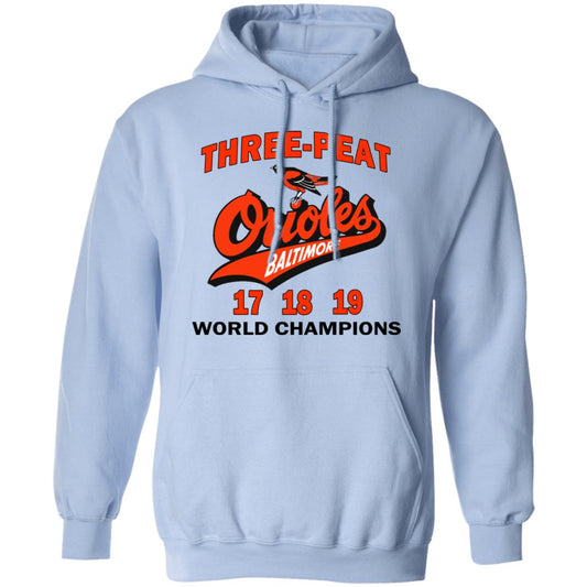 Three Peat Orioles Baltimore World Champions Shirt, Hoodie, Tank
